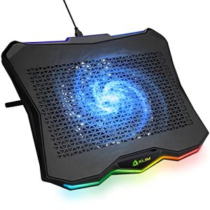 Laptop-Kühler KLIM Rainbow, mit RGB-Beleuchtung, 11″ – 17″