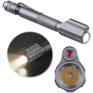 Laserpointer KRYOLiGHTS Laser Lampe: 2in1-Profi-Pen-Light, LED