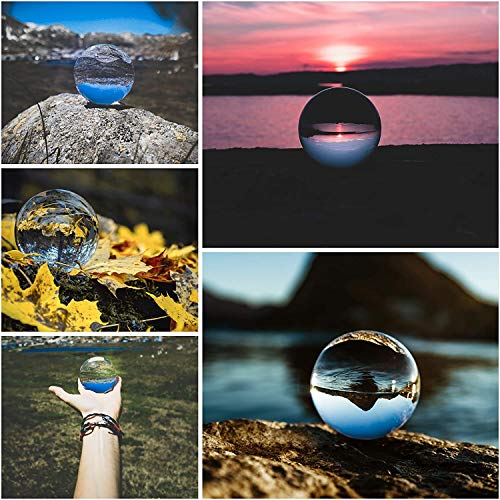 Lensball BELLE VOUS K9 Glaskugel 100mm, mit Kristall Ständer