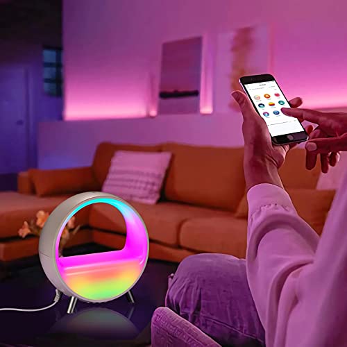 Lichtwecker LEOEU Smart Wake Up Licht , LED Nachttischlampe