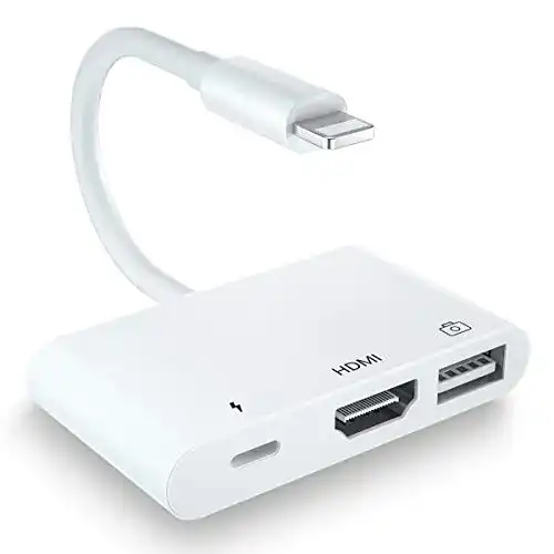 Lightning-HDMI-Adapter INVERSE NET 3 in 1 HDMI OTG Adapter