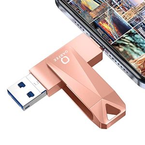 Lightning-USB-Stick QARFEE USB Stick 128GB, USB 3.0 Flash Drive