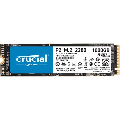 M.2-SSD Crucial P2 CT1000P2SSD8 1TB Internes SSD