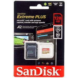 Micro-SD-128GB SanDisk Extreme Plus 128GB microSDXC Class 10