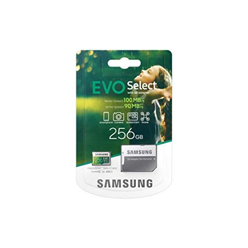 Micro-SD-256GB Samsung EVO Select 256 GB microSD 100MB/s