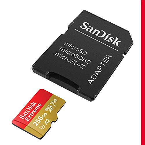 Micro-SD-256GB SanDisk Extreme microSDXC UHS-I Speicherkarte
