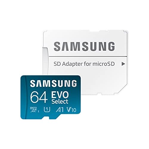 Micro-SD-64GB Samsung EVO Select 64GB microSDXC UHS-I U1