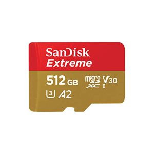 microSD (512 GB) SanDisk Extreme microSDXC UHS-I + Adapter