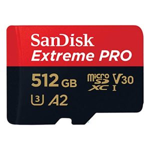 microSD (512 GB) SanDisk Extreme Pro microSDXC UHS-I, Adapter