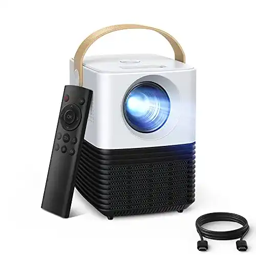 Mini-Beamer Mini Beamer LC450P, Native 1080P Projektor 2021