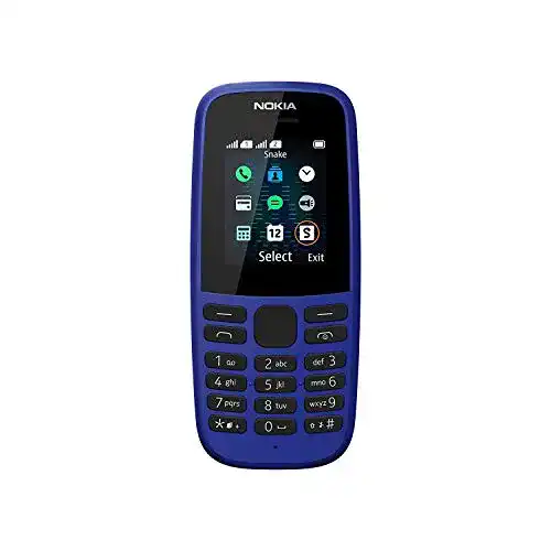 Mini-Handy Nokia 105 Mobiltelefon, 1,8 Zoll Farbdisplay, FM Radio