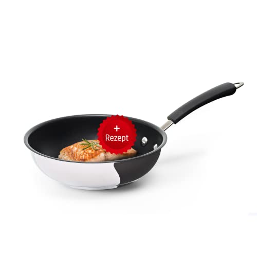 Die beste mini wok coolinato pfanne 20 cm beschichtet edelstahl Bestsleller kaufen