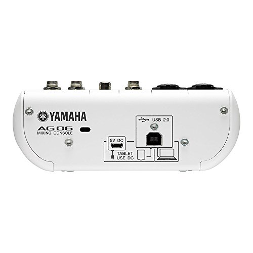 Mischpult YAMAHA AG06, Mehrzweckmixer mit USB-Anschluss