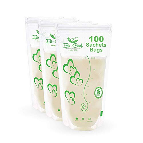 Muttermilchbeutel BB-COOL, 100 Stück Aufbewahrungsbeutel