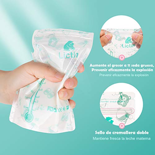 Muttermilchbeutel Lictin 120 Stück, Muttermilch Aufbewahrung