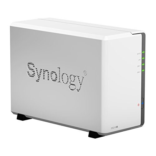 NAS-Server Synology DS218J/4TB-RED 4TB (2x 2TB WD Rot) 2 Bay