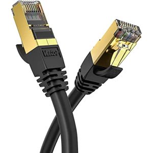 Netzwerkkabel Veetop LAN Kabel Cat 8 Internetkabel, 40 Gigabit