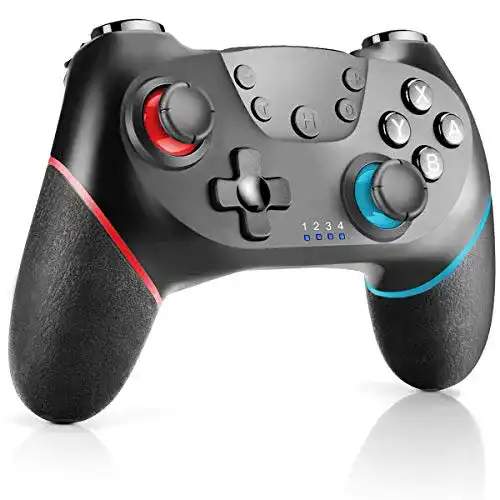 Nintendo-Switch-Controller CHEREEKI, Dual Shock Vibration