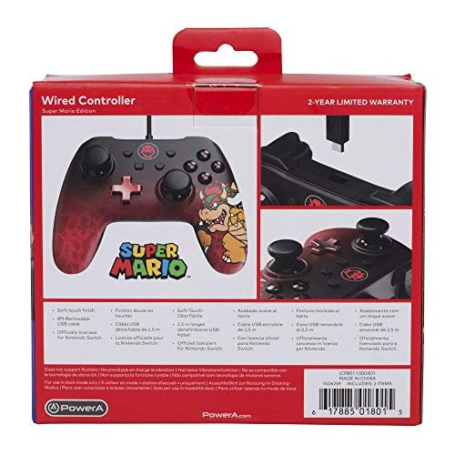 Nintendo-Switch-Controller PowerA Switch Iconic CTR. Bowser