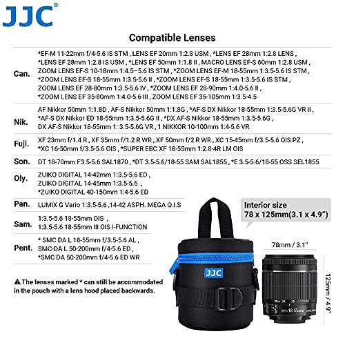 Objektivtasche JJC Deluxe Objektiv Tasche mit 1 x Umhängeband