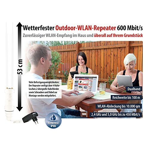 Outdoor-WLAN-Repeater 7links WLAN Repeater wetterfest