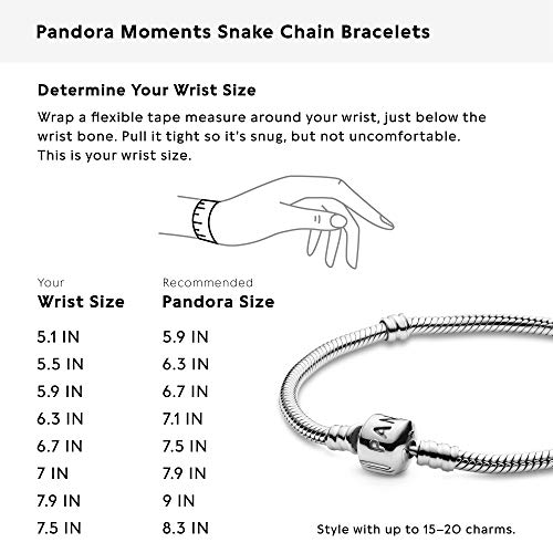Pandora-Armband Pandora Moments Schlangen-Gliederarmband