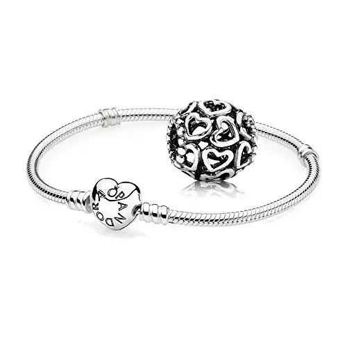 Pandora-Armband Pandora Original Geschenkset, Silber