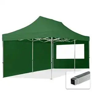 Pavillon (3×6) TOOLPORT Faltpavillon, 2 Seitenteile Aluminium