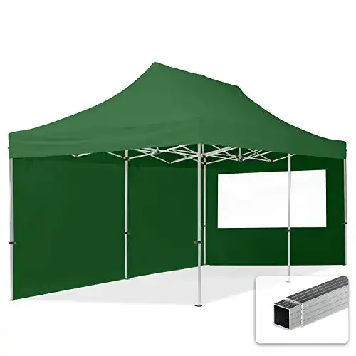 Pavillon (3×6) TOOLPORT Faltpavillon, 2 Seitenteile Aluminium