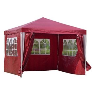 Kronenburg pavilion waterproof PE garden tent with 4 side panels