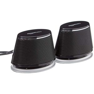 PC-Lautsprecher Amazon Basics, mit dynamischem Sound, USB
