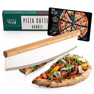 Pizzaschneider DOLCE MARE ® mit edlem Griff aus Eichenholz
