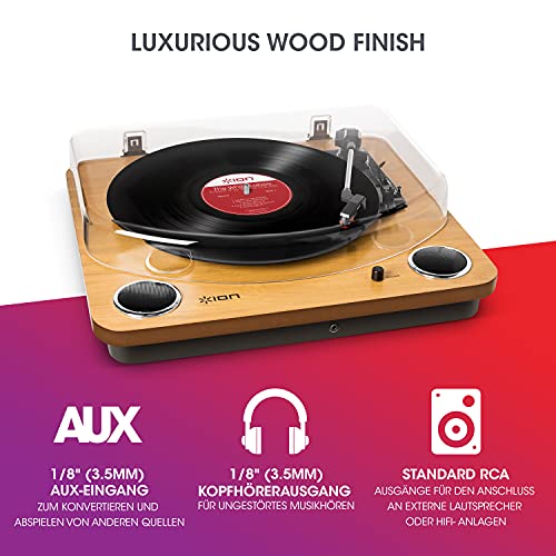Plattenspieler ION Audio Max LP, USB Retro mit Lautsprecher
