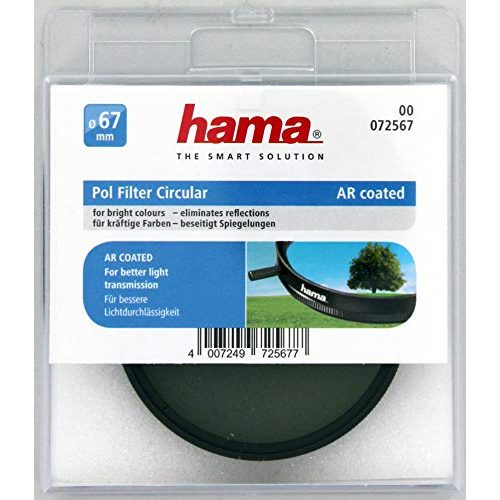 Polfilter Hama Polarisationsfilter 67mm, Zirkularer, inkl. Filterbox
