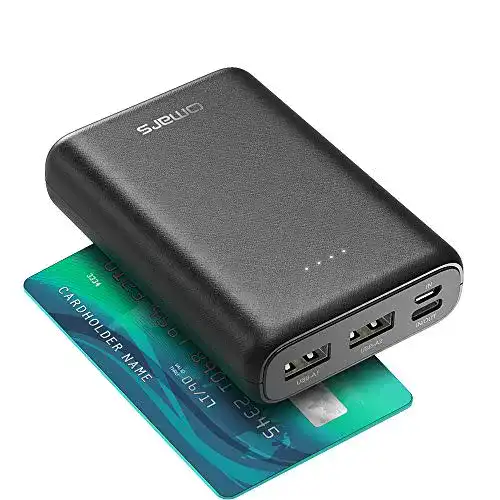 Powerbank 10.000 mAh Omars 5V klein, leicht und tragbar