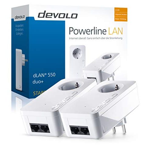 Powerline-Adapter Devolo LAN Powerline Adapter, dLAN 550