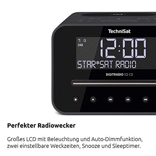 Radiowecker mit CD TechniSat Digitradio 52 CD Stereo DAB