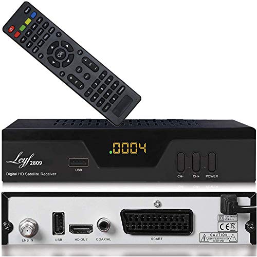 Receiver hd-line Leyf 2809 Digital Satellite HDTV, DVB-S/S2, HDMI