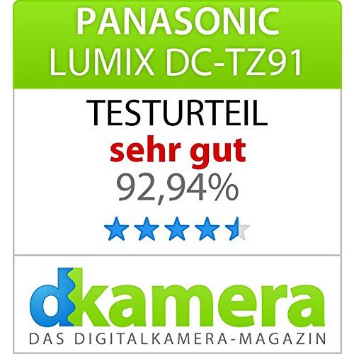 Reisezoom-Kamera Panasonic LUMIX TZ91 High-End Reisezoom