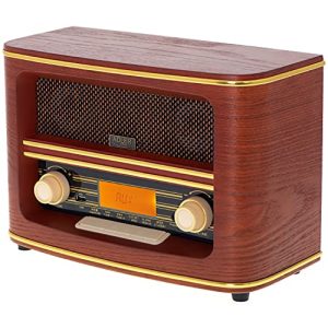 Retro-Radio Cyberlux Nostalgie Kompaktanlage, Retro Radio Holz