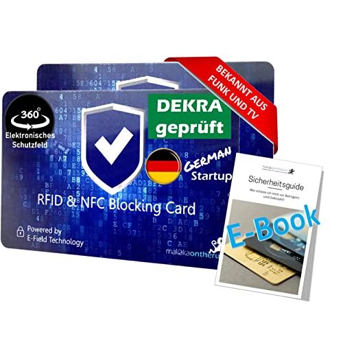 Die beste rfid schutzkarte makakaontherun rfid blocker karte 2 stk Bestsleller kaufen