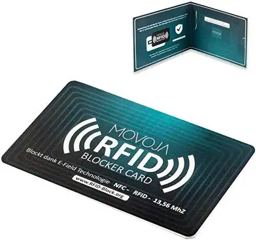 RFID-Schutzkarte Movoja RFID NFC 13,56 Blocker Karte