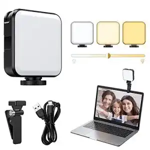 Ringlicht Handy Criacr Videokonferenz Beleuchtung Licht mit Clip