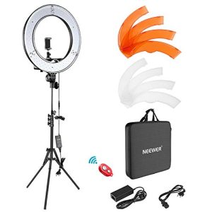 Ringlicht Neewer Kamera Foto Video Kit: 18 Zoll/48 Zentimeter