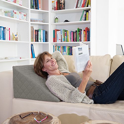 Rückenkissen Sabeatex ® Keilkissen für Couch und Sofa