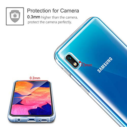 Samsung-Galaxy-A10-Hülle LeathLux Hülle mit Panzerglas