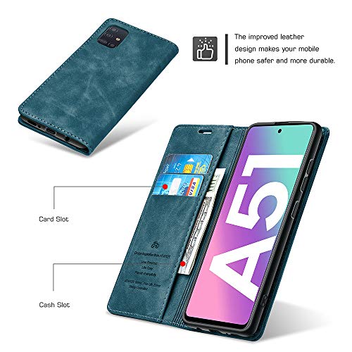 Samsung-Galaxy-A71-Hülle AFARER Einfache Art Brieftasche