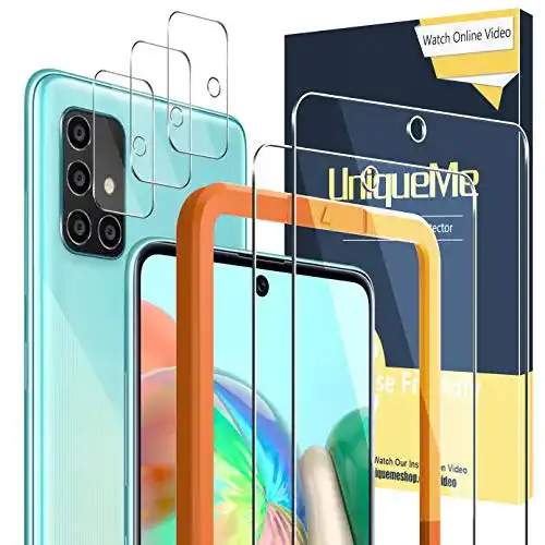 Samsung-Galaxy-A71-Panzerglas Unique Me, 2+3 Stück