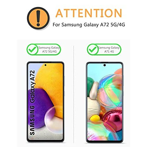 Samsung-Galaxy-A72-Panzerglas OMOTON, 3 Stüc, 2.5D Kante