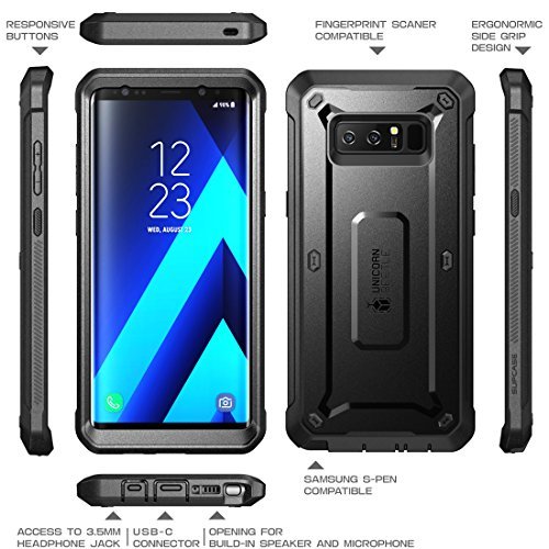 Samsung-Galaxy-Note-8-Hülle SupCase, 360 Grad Bumper Case